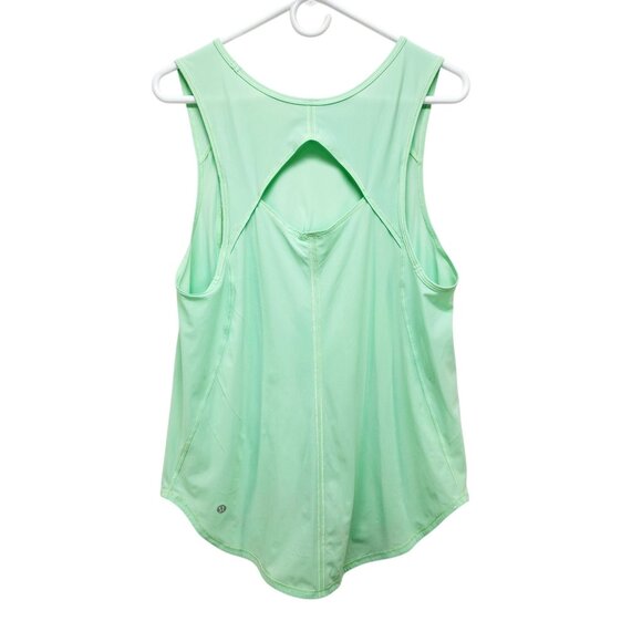 Lululemon Womens Mint Green Athletic Tank Top Size 8 - Picture 2 of 10